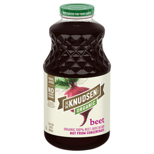 R.W. Knudsen, Family Organic Beet Juice Blend, Glass Bottle, 32 Fl Ounce (Pack Of 12)