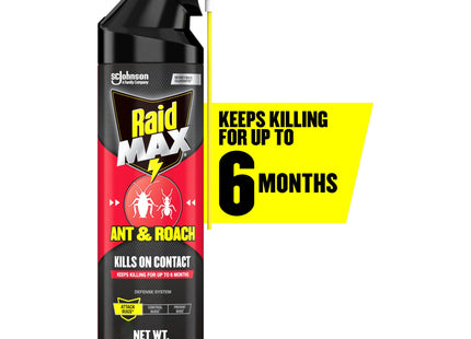 Raid Max Ant and Roach Spray, Insect Killer, Aerosol Can, 14.5 Ounce (Pack Of 3)