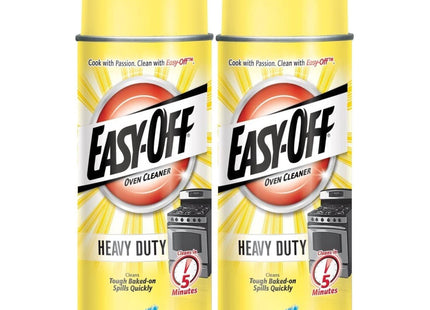 Easy-Off Heavy Duty Oven Cleaner Spray, Regular Scent, Removes Grease, 14.5 ounce (Pack Of 2)