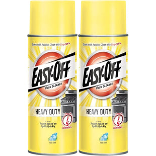 Easy-Off Heavy Duty Oven Cleaner Spray, Regular Scent, Removes Grease, 14.5 ounce (Pack Of 2)