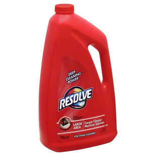 Resolve Jug Steam Concentrate Carpet Cleaner, Machine Solution For Steam Cleaning, Clean Scent, Red, 48 Fl Ounce (Pack Of 6)