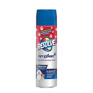 Resolve Pet High Traffic Foam Large Area Carpet and Upholstery Cleaner, Aerosol 22 Ounce (Pack Of 2)