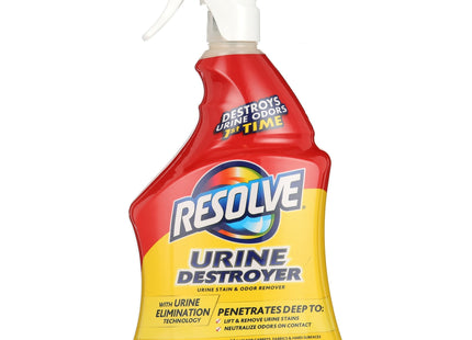 Resolve Urine Destroyer Pet Urine Stain and Odor Remover, Carpet Cleaner, Citrus Spray, 32 Ounce (Pack Of 1)