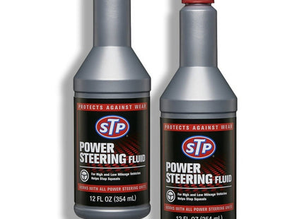 Armored AutoGroup High Mileage Power Steering Fluid and Stop Leak, 12 Ounce (Pack Of 1)