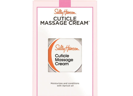 Sally Hansen Cuticle Massage Cream, Nail Treatment, Moisturizer, with Apricot Oil, 0.4 Ounce (Pack Of 3)