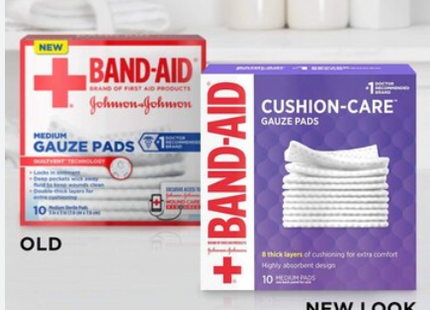 Band Aid Brand First Aid Product Flexible Rolled Gauze 2 in X 2.5 Yd (Pack Of 4)