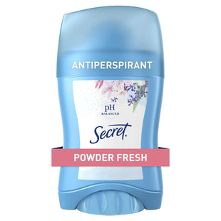 Secret Invisible Solid, Antiperspirant Deodorant Stick, Powder Fresh Scent, 1.6 Ounce (Pack Of 24)