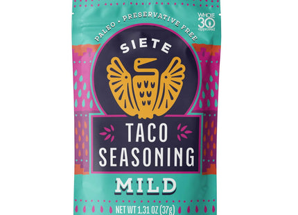 Siete Seasoning Mild, Paleo, Preservative Free, Whole 30 Approved, 1.3 Ounce (Pack Of 12)