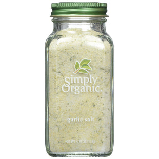 Simply Organic, Garlic Salt, Certified USDA Organic, Kosher, Jar, 4.7 Ounce (Pack Of 3)