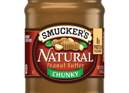 Smucker’s Natural Chunky Peanut Butter, 16 Ounces