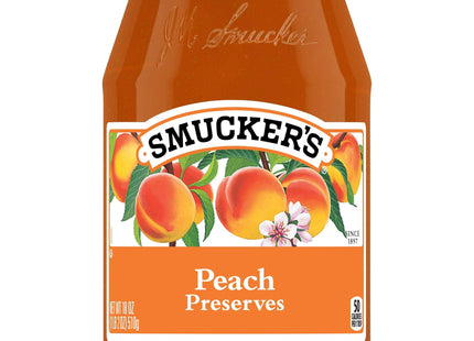 Smucker's Sweet and juicy peach flavor Preserves, 18 Ounce, Jar (Pack Of 6)