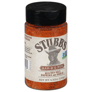 Stubb's All Purpose BBQ Barbecue Rub, With sea salt, paprika and garlic, 4.62 Ounce (Pack Of 24)