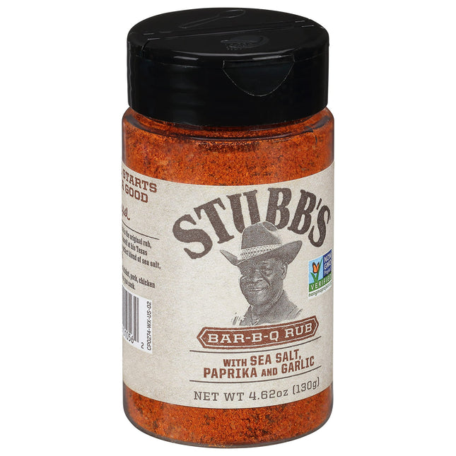 Stubb's All Purpose BBQ Barbecue Rub, With sea salt, paprika and garlic, 4.62 Ounce (Pack Of 1)