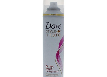 Dove Style Plus Care, Strength And Natural Shine, Frizz-proof, Extra Hold Aerosol Hairspray, 7 Ounce (Pack Of 8)