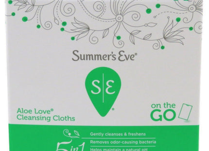 Summer’s Eve Aloe Love, Cleansing Cloths, Gentle Daily Feminine Wipes Removes, 16 Count (Pack Of 1)