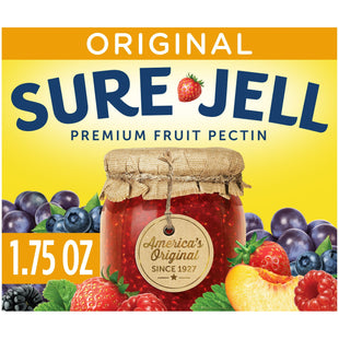 Sure Jell Original Baking & Canning Premium Fruit Pectin, For Homemade Jams & Jellies, 1.75 Ounce (Pack Of 8)