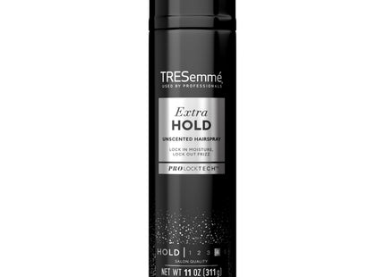 TRESemme TRES Two Extra Hold, 24-Hour Frizz Control, Aerosol Hair Spray, Unscented, 11 Ounce (Pack Of 12)