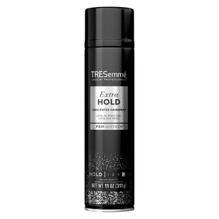 TRESemme TRES Two Extra Hold, 24-Hour Frizz Control, Aerosol Hair Spray, Unscented, 11 Ounce (Pack Of 12)