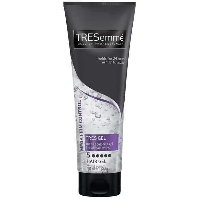 Tresemme Tres Two, Mega Control, Hair-Gel, for 24-Hour, Frizz Control #5, 9 Ounce (Pack Of 9)