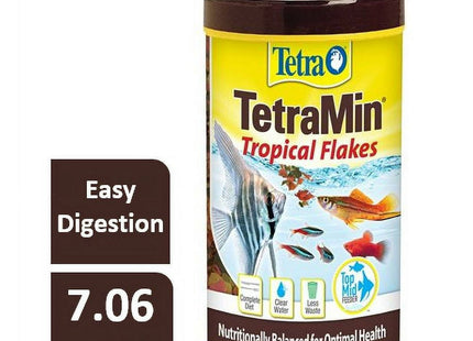 TetraMin Balanced Diet Tropical, Nutritionally Balanced, Color Enhancing Flakes, Fish Food, 7.06 Ounce (Pack Of 6)