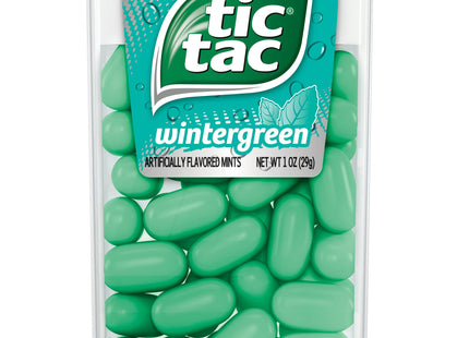 Tic Tac Fresh Breath Mints, Wintergreen Flavored, Hard Candy, Mints 1 Ounce (Pack Of 5)