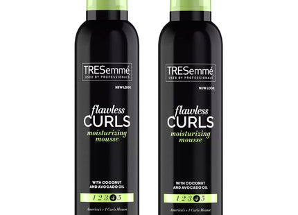 TRESemme Curl Care Flawless Curls Hair Mousse,  Coconut and Avocado Oil, Extra Hold Hair Spray, 10.5 Ounce (Pack Of 2)