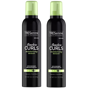 TRESemme Curl Care Flawless Curls Hair Mousse,  Coconut and Avocado Oil, Extra Hold Hair Spray, 10.5 Ounce (Pack Of 2)