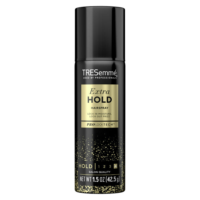 TRESemme Tres Two, Extra Firm Control, Extra Hold Hair-Spray #4, Aerosol, Unscented, 1.5 Ounce (Pack Of 9)