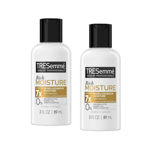 TRESemme Rich Moisture Hair Conditioner, With VitaminE, Travel Size, 3 Ounce (Pack Of 2)