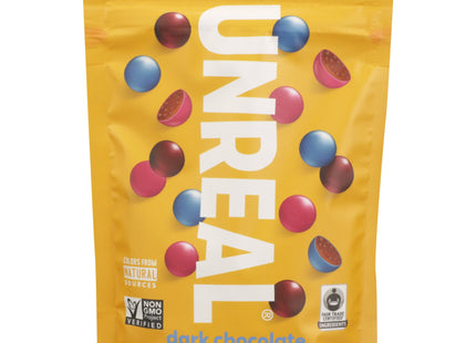 Unreal Candy Quinoa Chocolate Gems, Dark Chocolate Crispy Gems Candy Bag, 5 Ounces (Pack Of 1)