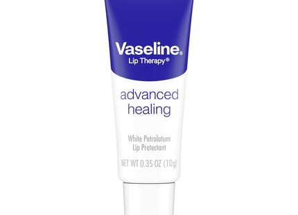 Vaseline Lip Therapy Advanced Healing, Skin Protectant, Advanced Formula, For Dry Lips Moisturiser, 0.35 Ounce (Pack Of 9)