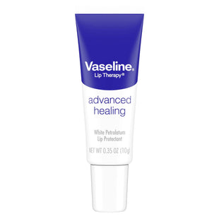 Vaseline Lip Therapy Advanced Healing, Skin Protectant, Advanced Formula, For Dry Lips Moisturiser, 0.35 Ounce (Pack Of 9)