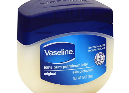 Vaseline Original Skin Protectant Healing, Petroleum Lubricating Jelly, Unisex, 13 Ounce (Pack Of 8)