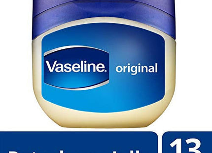 Vaseline Original Skin Protectant Healing, Petroleum Lubricating Jelly, Unisex, 13 Ounce (Pack Of 8)