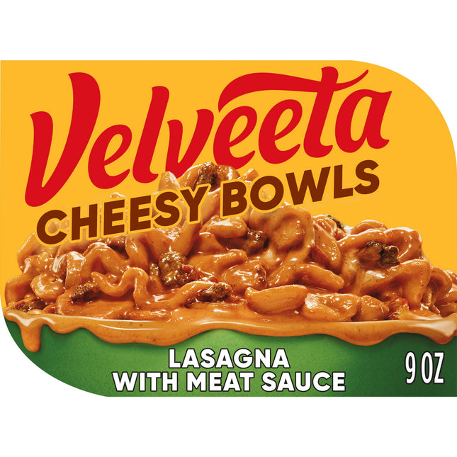 Kraft Velveeta Lasagna with Meat Sauce Cheesy Skillets Singles Microwave Dinner Meal 9 Ounce (Pack Of 1)