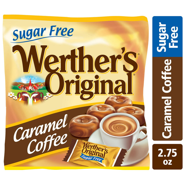 Werther's Original, Sugar Free, Creamy Smooth, Hard Caramel Coffee Candy, 2.75 Ounce (Pack Of 3)