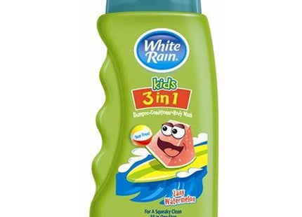 White Rain Kids 3in1 Zany Watermelon Shampoo, Conditioner and Body Wash 12 oz (Pack Of 12)