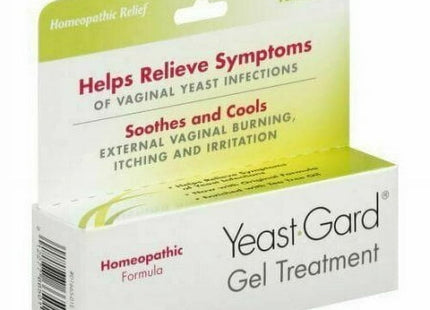 Yeast Gard Homeopathic Gel Homeopathic Gel Treatment, For External Yeast Infection Symptom Relief 1.0 Ounce (Pack Of 24)