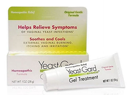 Yeast Gard Homeopathic Gel Homeopathic Gel Treatment, For External Yeast Infection Symptom Relief 1.0 Ounce (Pack Of 24)