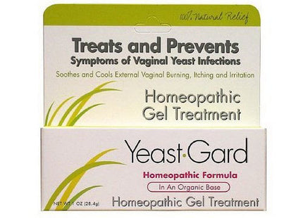 Yeast Gard Homeopathic Gel Homeopathic Gel Treatment, For External Yeast Infection Symptom Relief 1.0 Ounce (Pack Of 24)