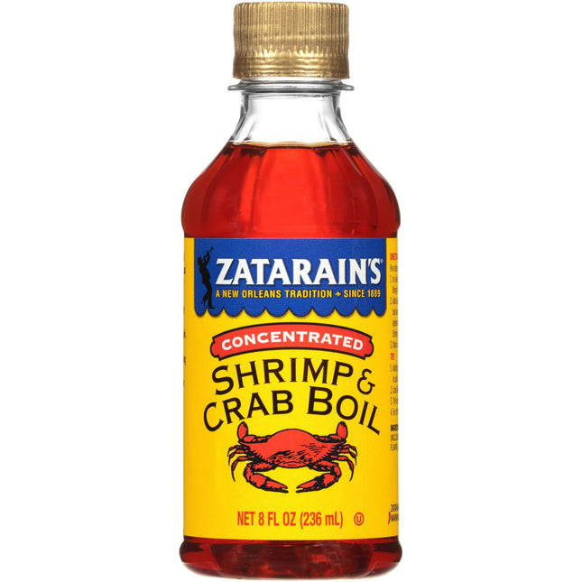 Zatarains Crab and Shrimp Boil New Orleans Style Liquid, Concentrated, 8-Ounce (Pack Of 1)