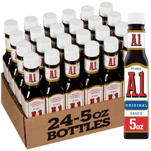 A.1. Original Steak Sauce Bottle 5oz (24 Pack) - Food & Beverages > Condiments Sauces