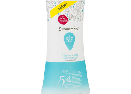 Summer’s Eve Fragrance Free Gentle Daily Feminine Wash, pH Balanced, 15 fl oz (Pack Of 4)