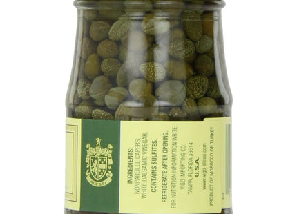 Alessi Capers in White Balsamic Vinegar, A Flavorful Delight for Culinary Enthusiasts, 3.5 Ounce (Pack Of 6)