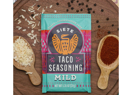 Siete Seasoning Mild, Paleo, Preservative Free, Whole 30 Approved, 1.3 Ounce (Pack Of 12)