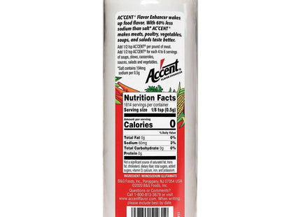 Accent All-Natural Food Enhancer No MSG Kosher Certified 32oz (2 Pack) - & Beverages > Herbs Spices Seasonings Salt