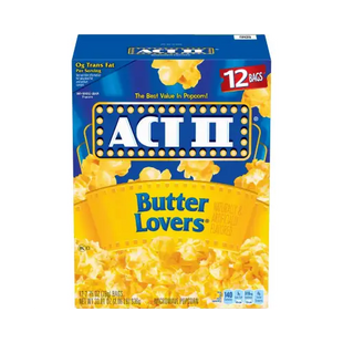 act butter lovers popcorn, 2 5 oz