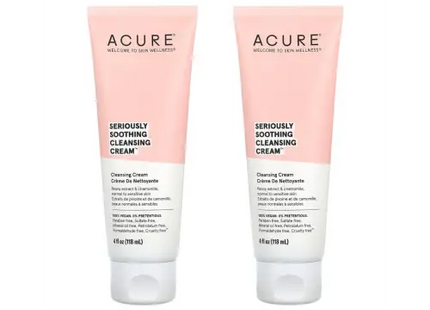 Acure Seriously Soothing Cleansing Cream 4 fl oz (Pack Of 12) - Health & Beauty > Personal Care Cosmetics Skin Facial