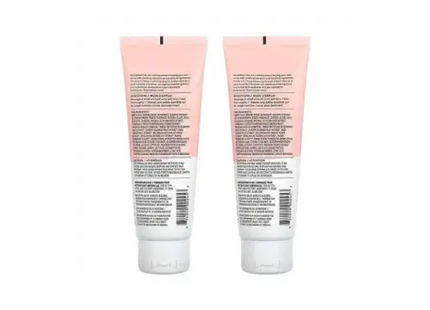 two tubes of pink tinted cream on a white background