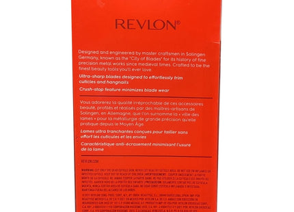 Revlon Cuticle Trimmer with Cap, Quick & Easy, Cuticle Nails Trimming, 1 Count (Pack Of 12)